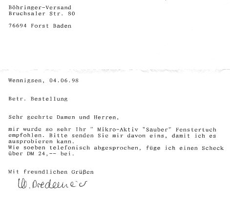 Kundenbrief 2
